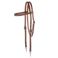Working-Ride Hermann Oak Leather Headstall – Browband & Sliding Ear