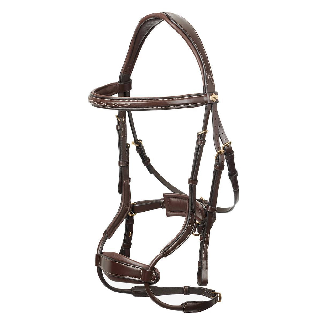 AeroFit Arc Comfort Bridle – Anatomical Buffalo Leather English Bridle with Ergonomic Curved Noseband