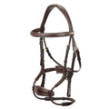 AeroFit Arc Comfort Bridle – Anatomical Buffalo Leather English Bridle with Ergonomic Curved Noseband