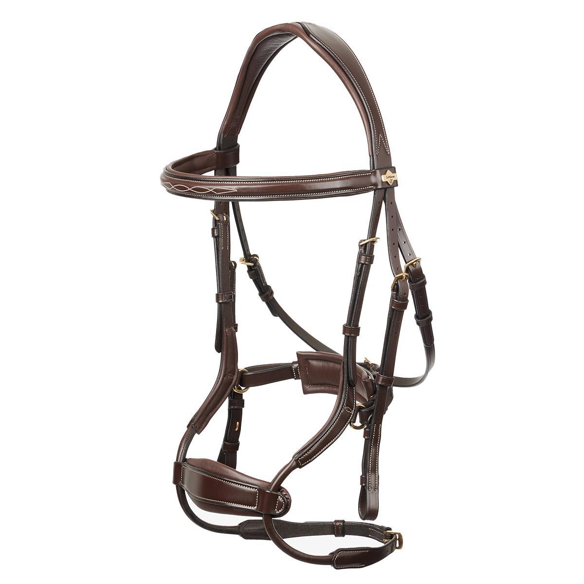 AeroFit Arc Comfort Bridle – Anatomical Buffalo Leather English Bridle with Ergonomic Curved Noseband