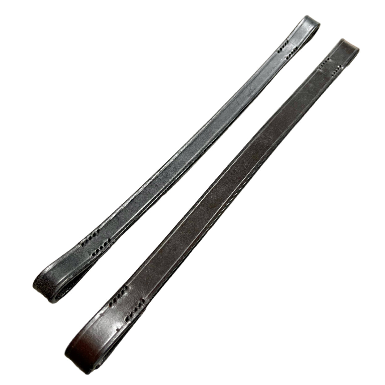 Classic Plain Genuine Leather Browband – Handcrafted English Bridle Accessory