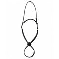 Customizable Empty Channel Figure 8 Leather Grackle Noseband – 8 mm & 10 mm