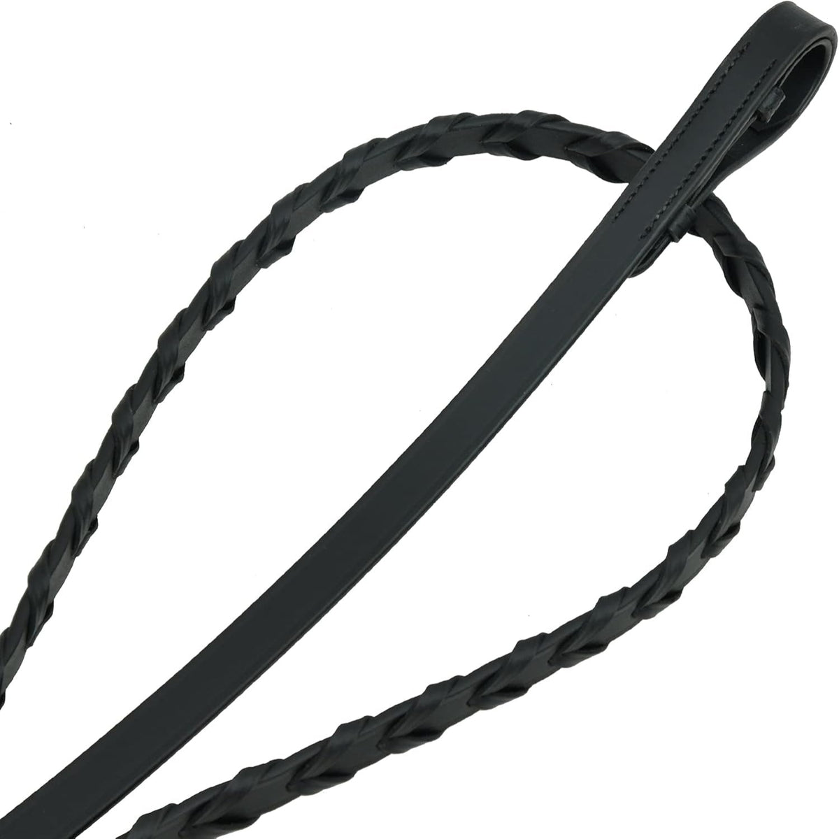 Handcrafted Braided Horse Reins – Genuine Leather with Secure Billet Ends
