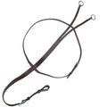 Classic Flat Leather Running Martingale – Adjustable Horse Training Tack