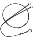 Handcrafted Raised Leather Running Martingale – Elegant Stitched Equestrian Tack