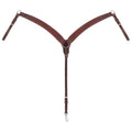 Premium Weighted Harness Leather Breast Collar – Rugged Western Horse Tack