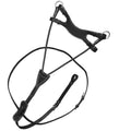 Round Elastic Leather Running Martingale – Flexible Training Fork & Adjustable Fit