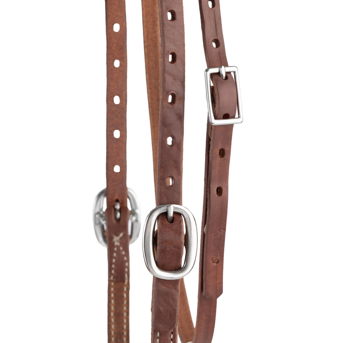 Working-Ride Hermann Oak Leather Headstall – Browband & Sliding Ear