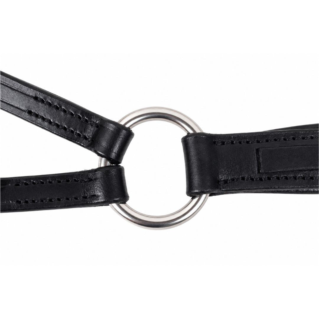 Customizable Empty Channel Figure 8 Leather Grackle Noseband – 8 mm & 10 mm