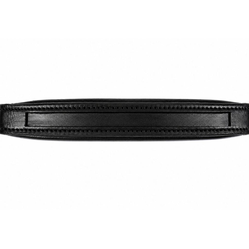 Customizable Empty Channel Figure 8 Leather Grackle Noseband – 8 mm & 10 mm