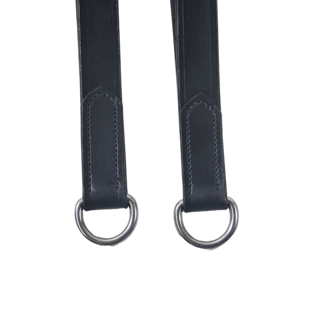 Genuine Leather & Rope Riding Reins – Handcrafted Equestrian Reins with Secure Bit Attachments