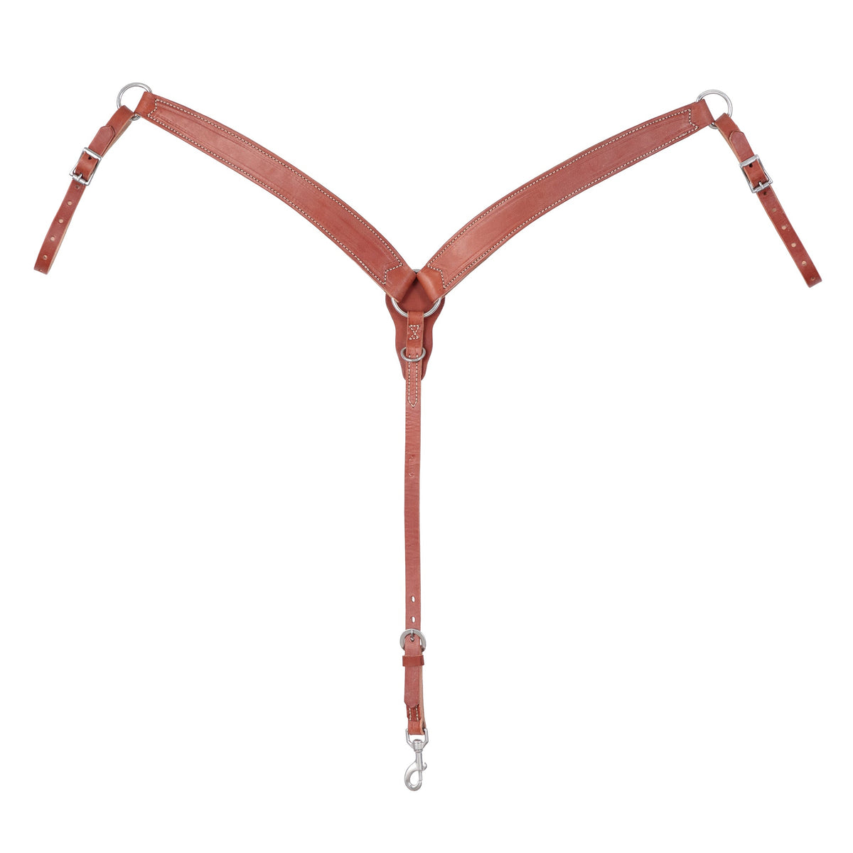 Premium Weighted Harness Leather Contoured Breast Collar – Western Horse Tack