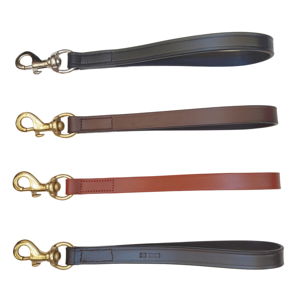10 and 12 Feet Genuine Leather Traffic Dog Leash – Handcrafted Short Control Leash with Padded Handle