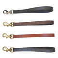 10 and 12 Feet Genuine Leather Traffic Dog Leash – Handcrafted Short Control Leash with Padded Handle
