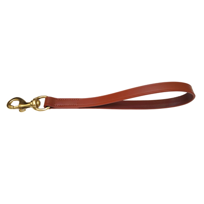 10 and 12 Feet Genuine Leather Traffic Dog Leash – Handcrafted Short Control Leash with Padded Handle