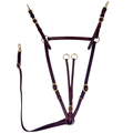 Handcrafted Stockman’s Leather Breastplate – Sewn Edge Design for Secure Saddle Support