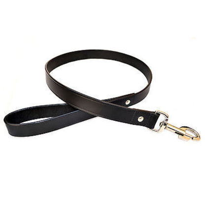 Luxury Crystal Genuine Leather Dog Harness Set with Matching Leather Lead