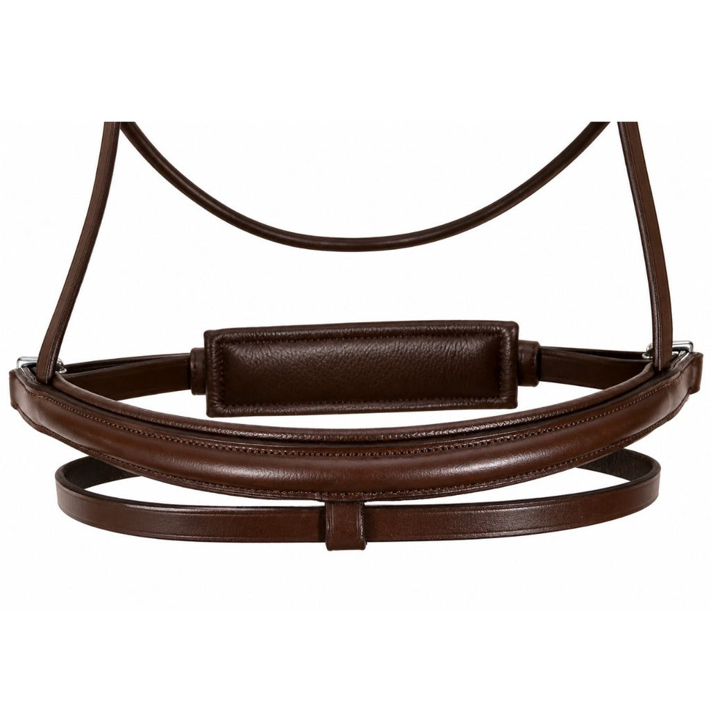 Summit Performance Dressage Bridle – Premium Buffalo Leather English Bridle with Stainless Steel Hardware & Matching Reins
