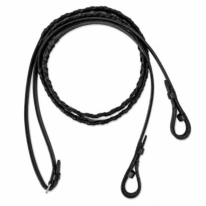 Blush Crystal Elegance Bridle – Anatomical Buffalo Leather Show Bridle with Single Row Pink Crystal Browband