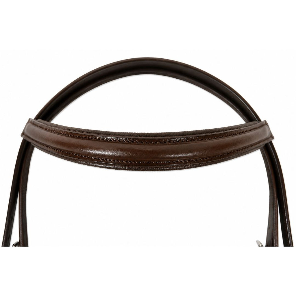 Summit Performance Dressage Bridle – Premium Buffalo Leather English Bridle with Stainless Steel Hardware & Matching Reins