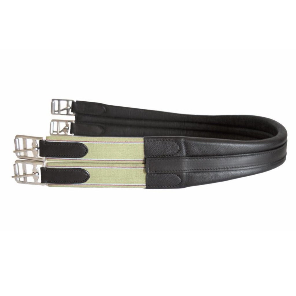 Chafeless Genuine Leather Horse Girth – Soft Comfort Girth with Smooth Finish & Roller Buckles