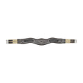 Ergonomic Comfort Genuine Leather Horse Girth – Contoured Padded Girth with Triple Elastic