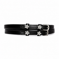 Star Design English Genuine Leather Spur Straps