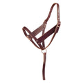 Wide Cheek Genuine Leather Horse Halter – Premium Adjustable Headcollar