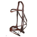 FlexMotion 5-in-1 Anatomical Bridle – Premium Buffalo Leather Convertible English Bridle & Bitless Sidepull