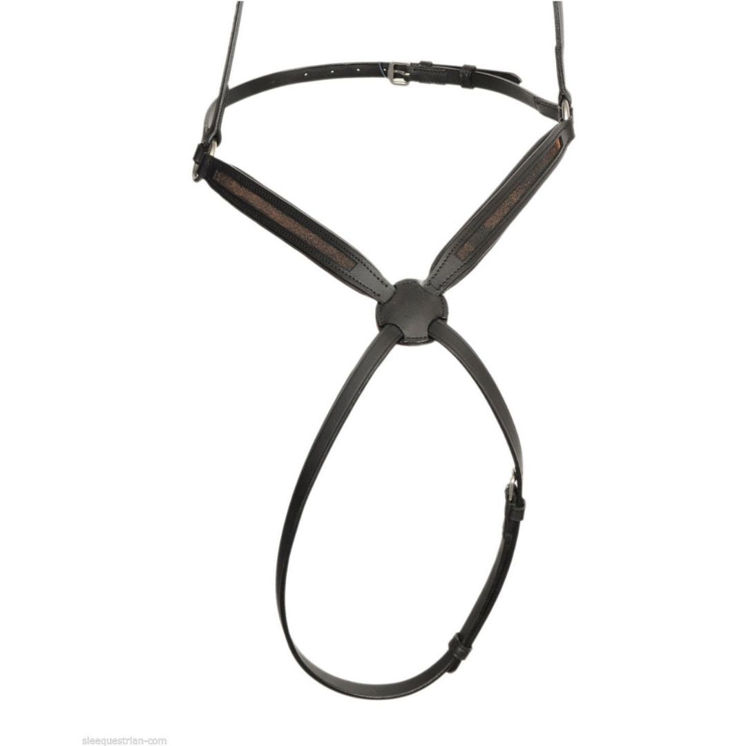Customizable Empty Channel Figure 8 Leather Grackle Noseband – 8 mm & 10 mm
