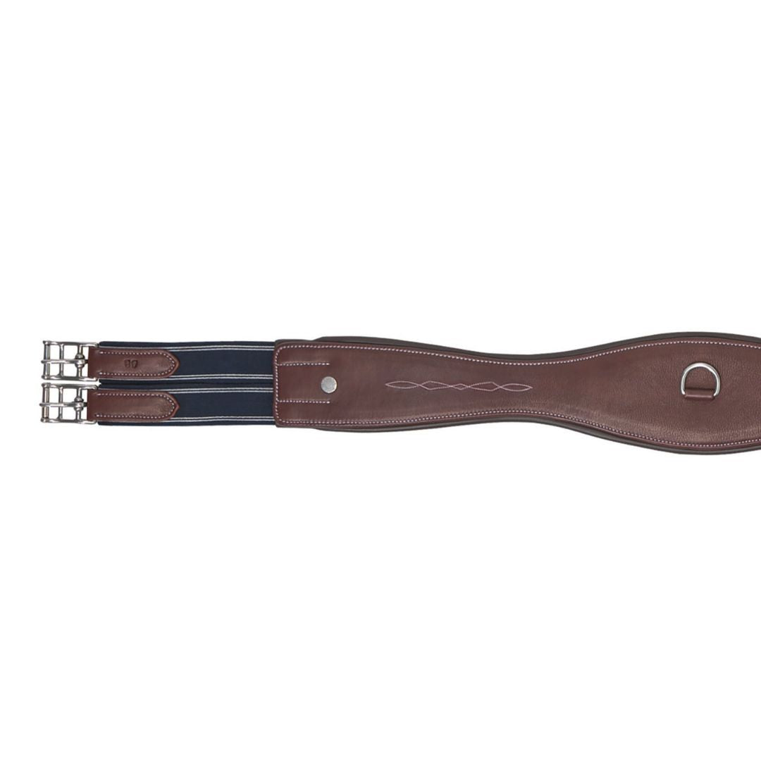 Equestrian Comfort Leather Girth – Contoured Horse Girth with Padded Interior