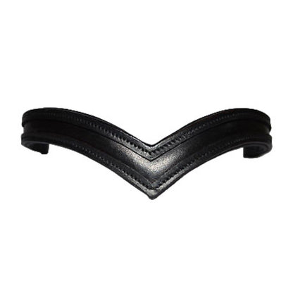 Premium Genuine Leather Empty Channel Browband – Handcrafted Customizable Horse Browband