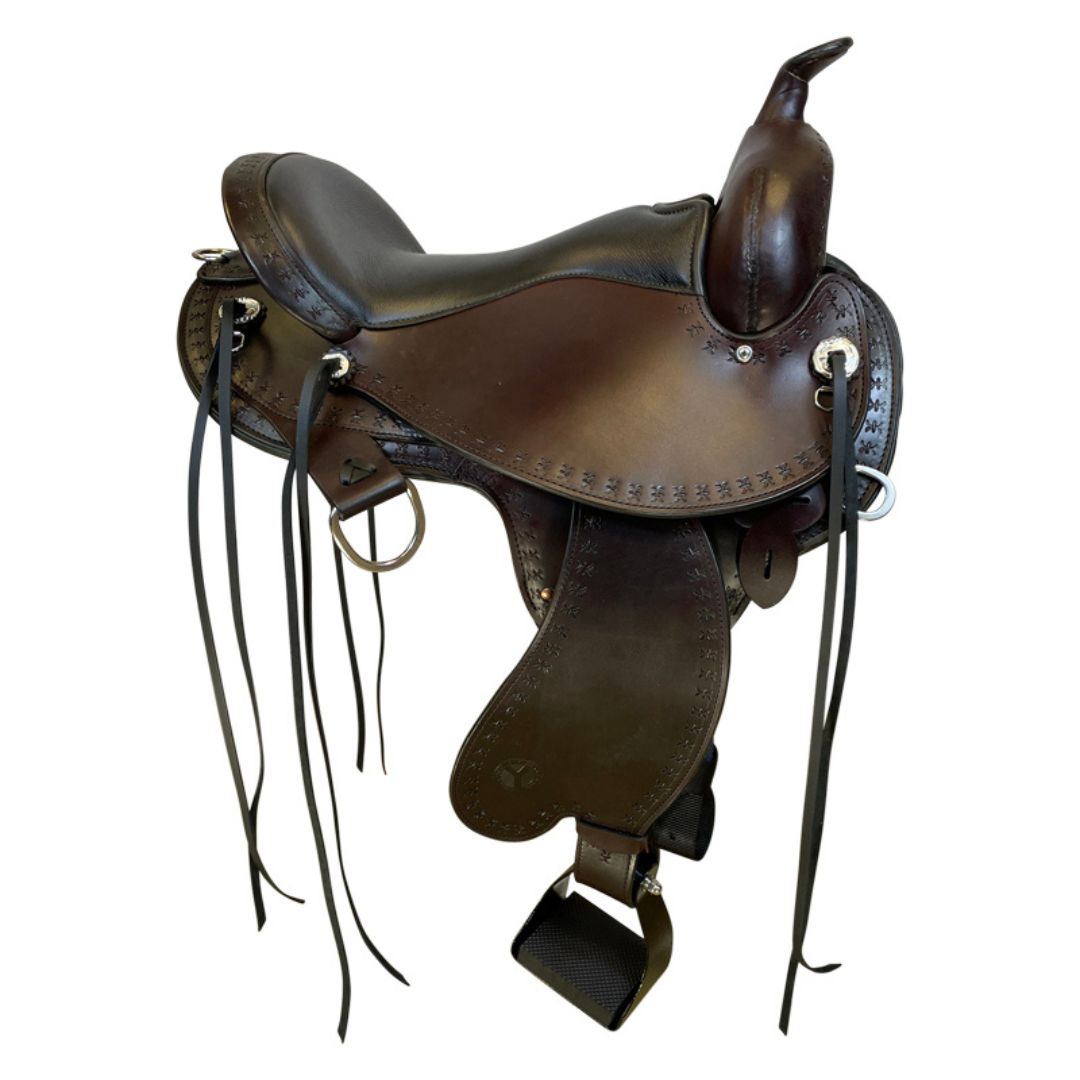 Alabama TrailFlex Gaited Saddle – Comfort-Focused Western Saddle with Flexible Tree & Round Skirt