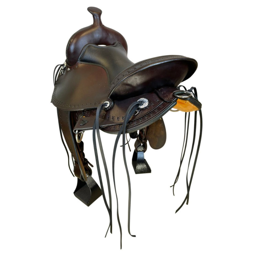 Alabama TrailFlex Gaited Saddle – Comfort-Focused Western Saddle with Flexible Tree & Round Skirt