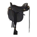 Endurance Balance Leather Saddle – Lightweight English-Style Western Saddle with Knee Rolls
