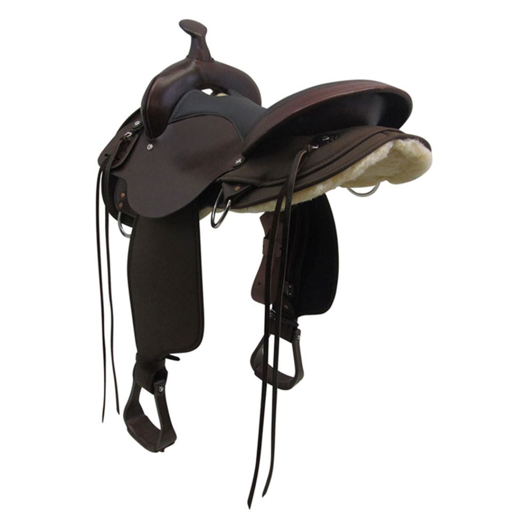 Alabama TrailFlex Gaited Saddle – Comfort-Focused Western Saddle with Flexible Tree & Round Skirt