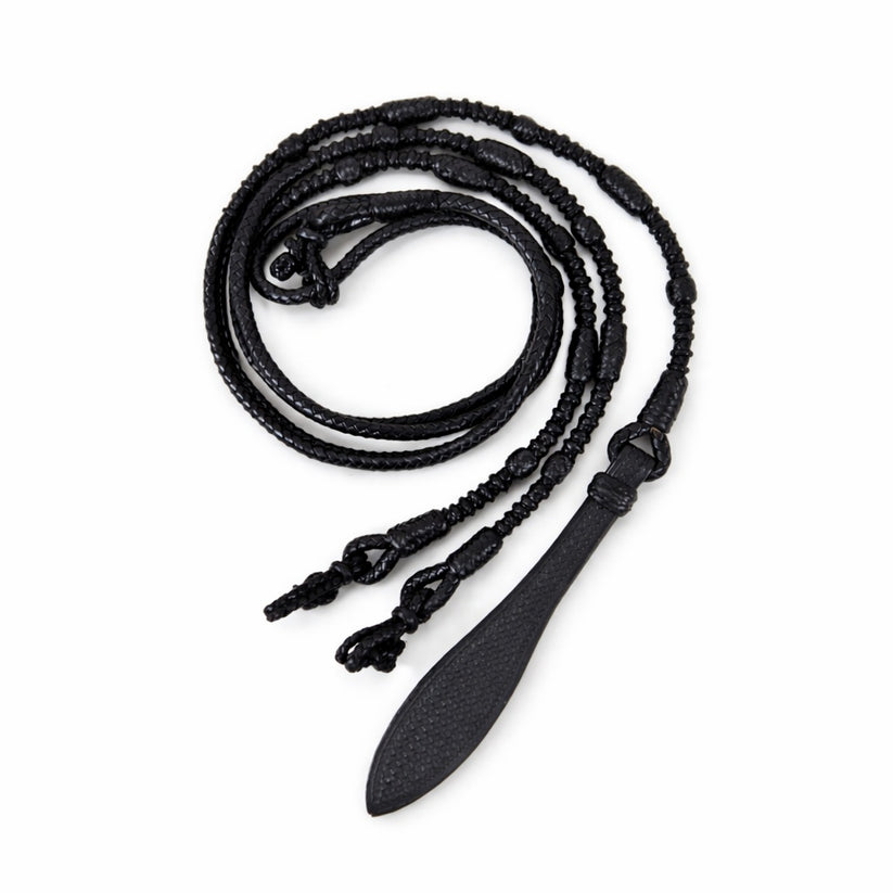 SIE Premium Genuine Leather Romal Reins Hand Braided