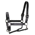 Luxury Crystal Leather Horse Halter – Premium Padded Bling Headcollar with Solid Brass Hardware