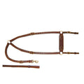 Handcrafted Edge Sewn Leather Stockman’s Breastplate – Adjustable Saddle Support