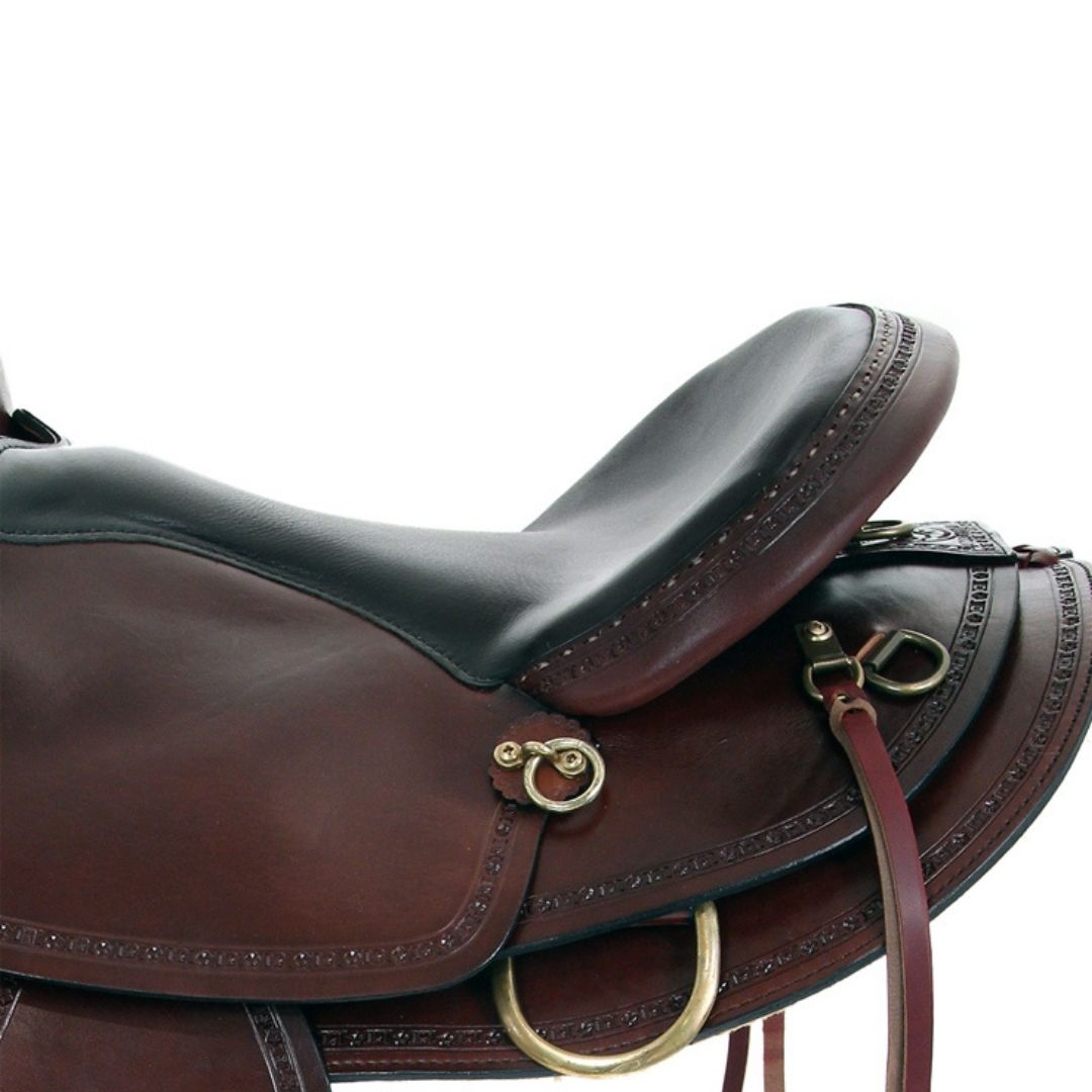 American Saddlery Hill Country Trail Saddle – Comfortable Western Trail Saddle with Endurance-Inspired Design
