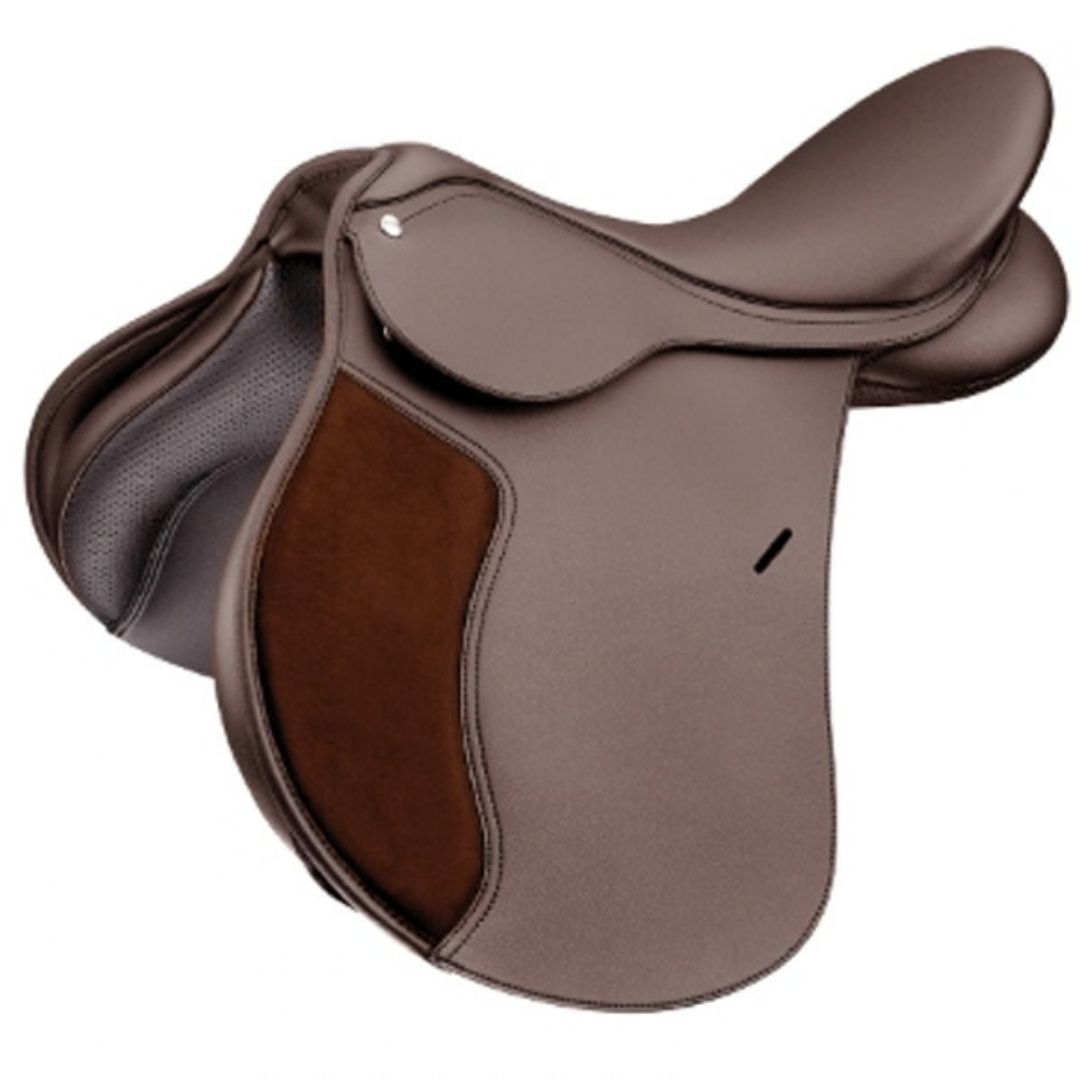 Premium Genuine Leather Horse Saddle – Adjustable Gullet with Flocked Panels