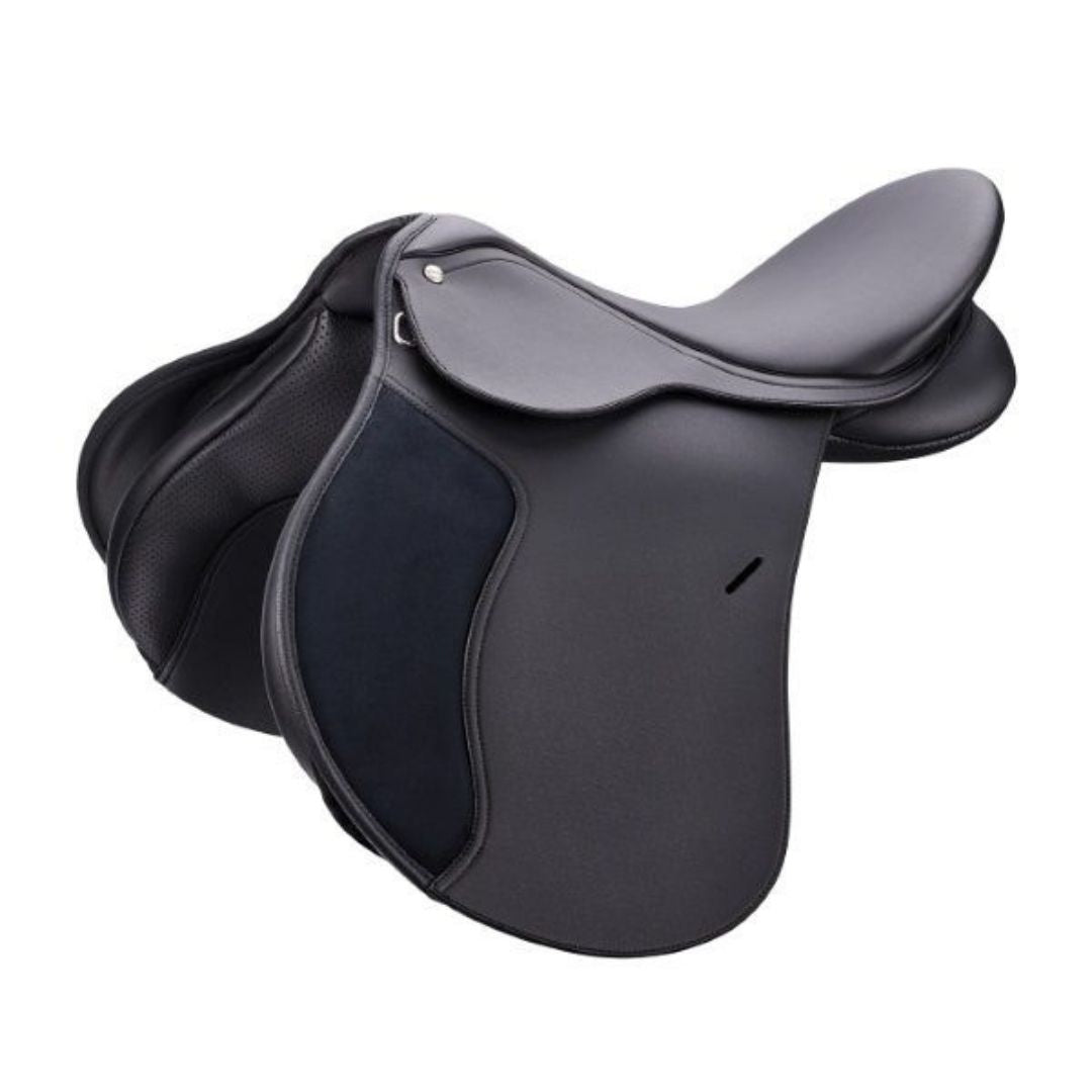 Premium Genuine Leather Horse Saddle – Adjustable Gullet with Flocked Panels