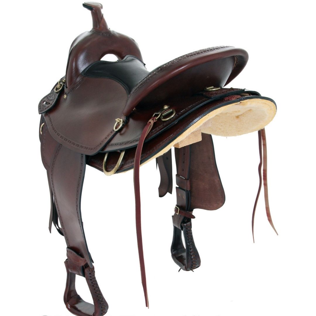 American Saddlery Hill Country Trail Saddle – Comfortable Western Trail Saddle with Endurance-Inspired Design