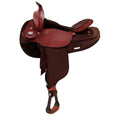 Lightweight Trail Horse Saddle – Padded Roughout Seat & Gaited Bars