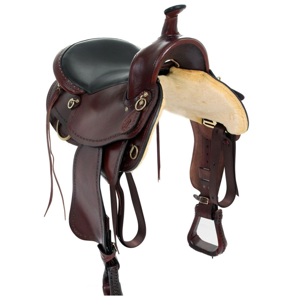 American Saddlery Hill Country Trail Saddle – Comfortable Western Trail Saddle with Endurance-Inspired Design