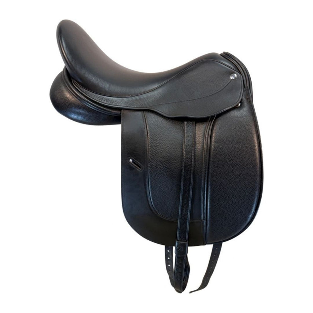 Genuine Leather Dressage Saddle – Medium Wood Tree & English Billet System