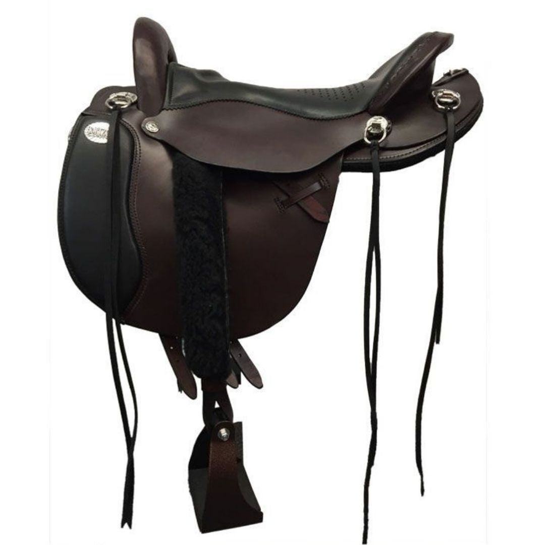 Horizon Nomad Trail Saddle – Lightweight English-Inspired Comfort with Flexible Fit