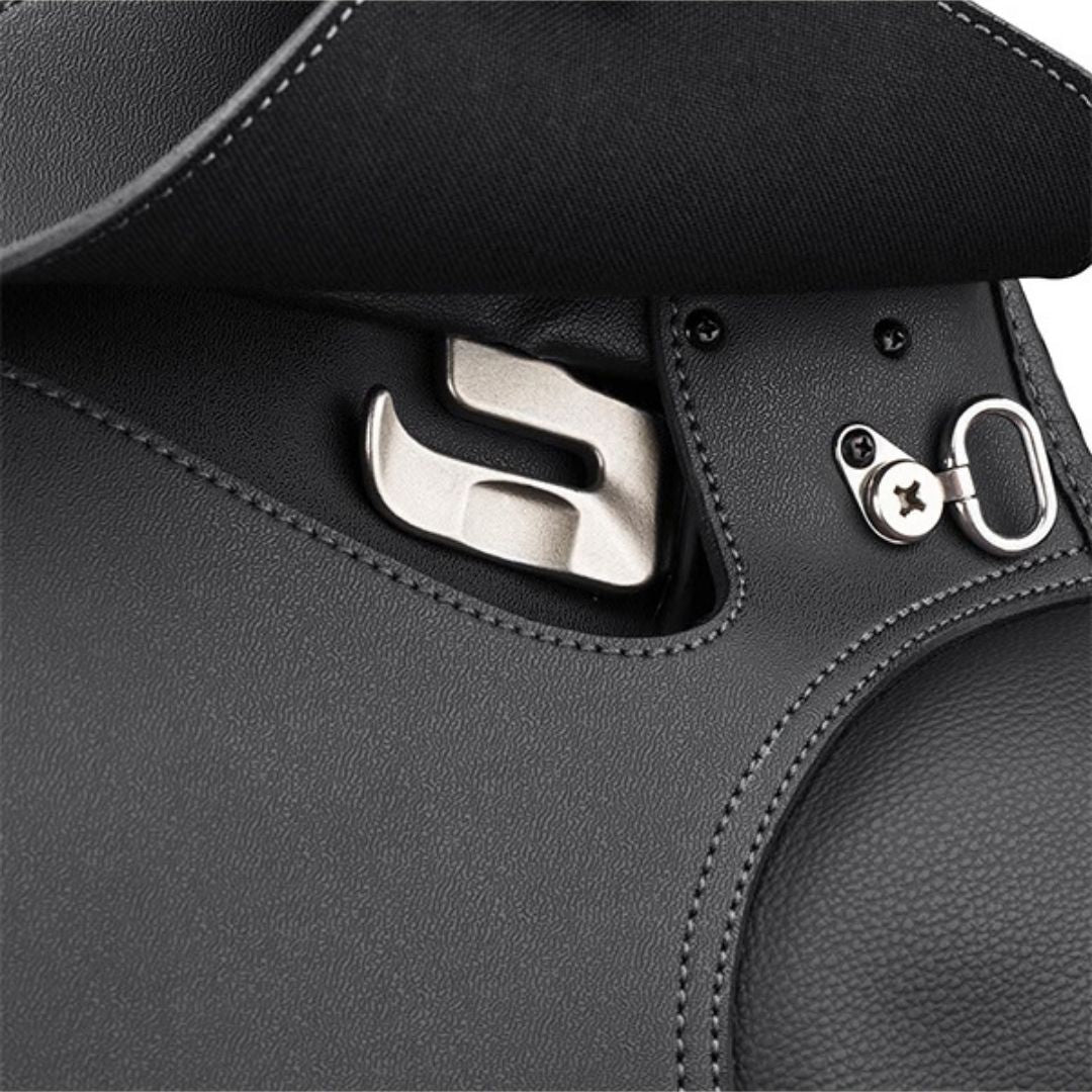 Genuine Leather All-Purpose Horse Saddle – English Riding Saddle with Adjustable Fit