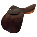 Falcon Close Contact English Saddle – Leather Seat & English Billet Rigging