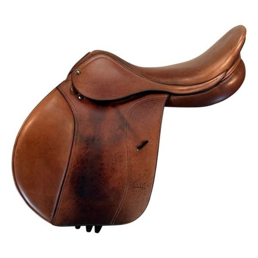 Ovation Close Contact English Saddle – Leather Seat with Tree